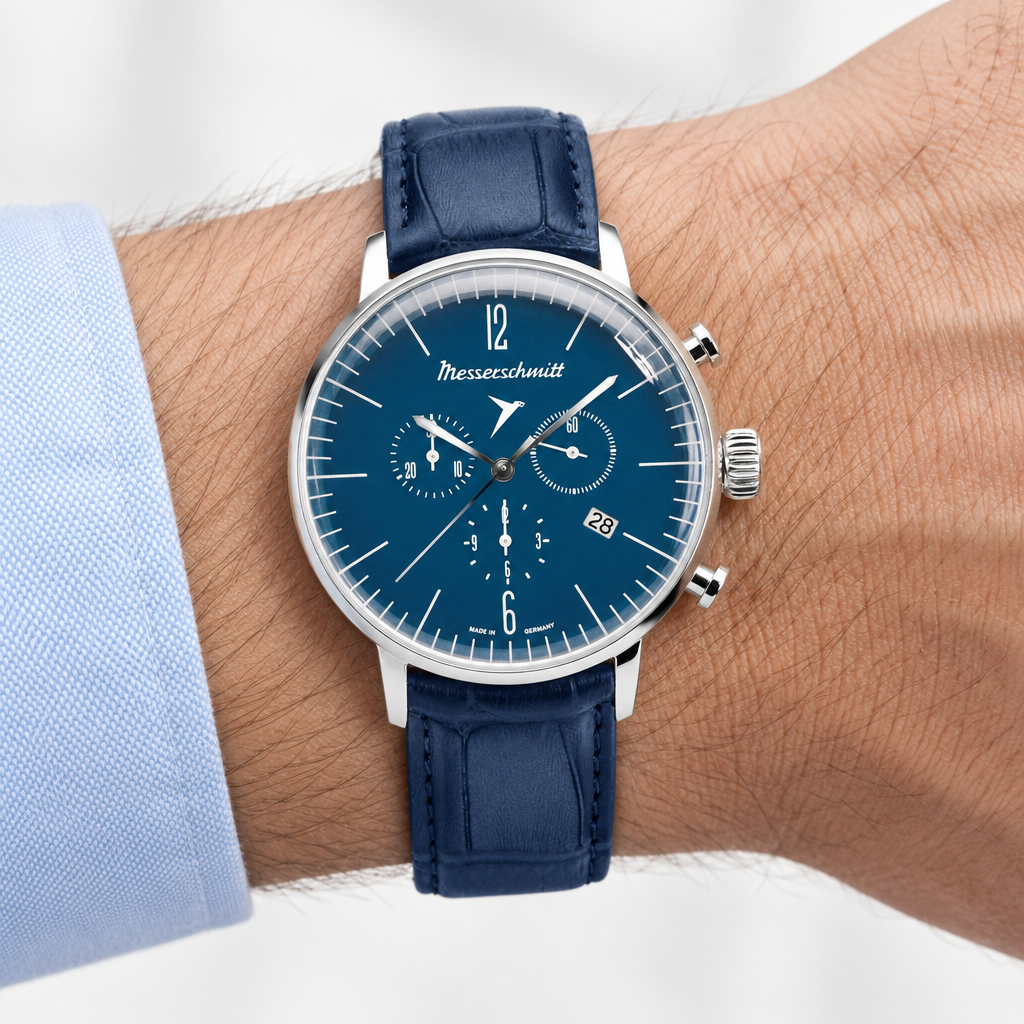 Messerschmitt ME-4H153-L Chronograph am Handgelenk