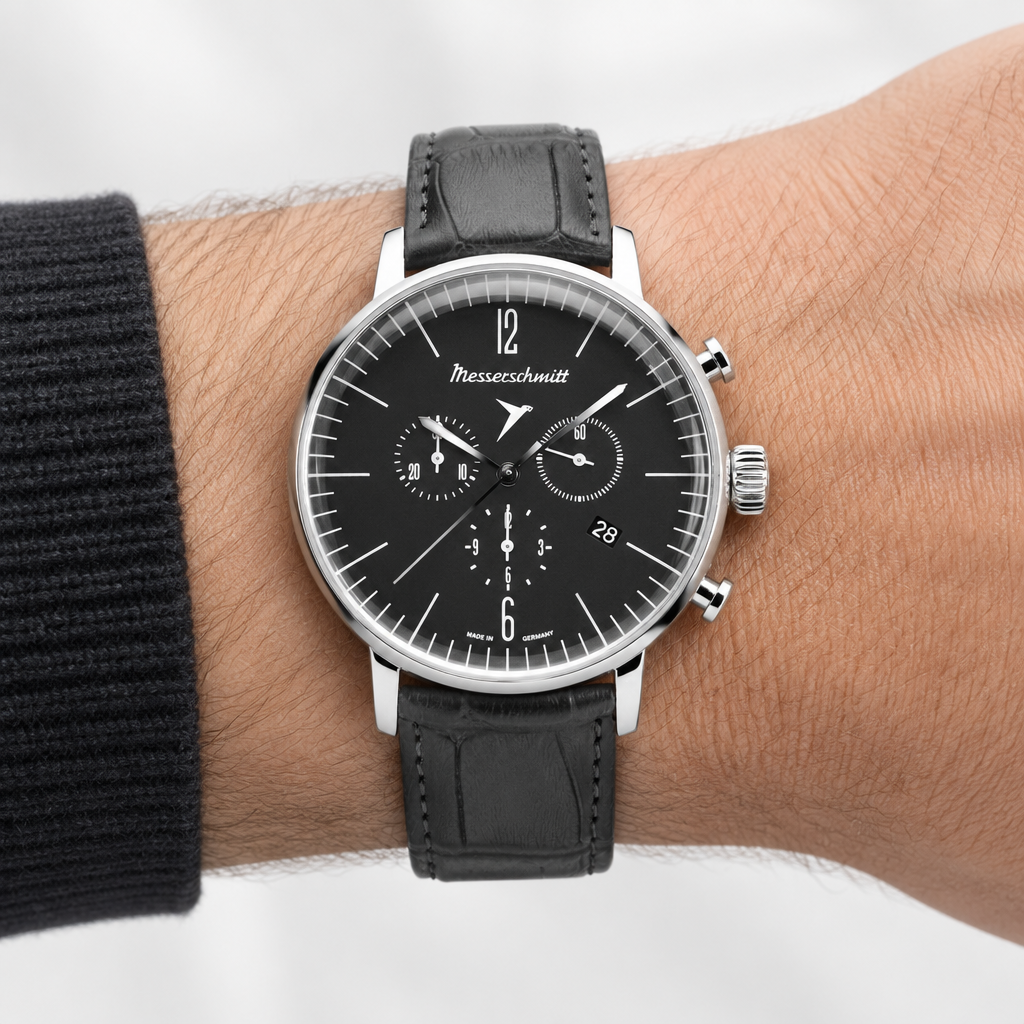 Messerschmitt ME-4H151 Chronograph am Handgelenk